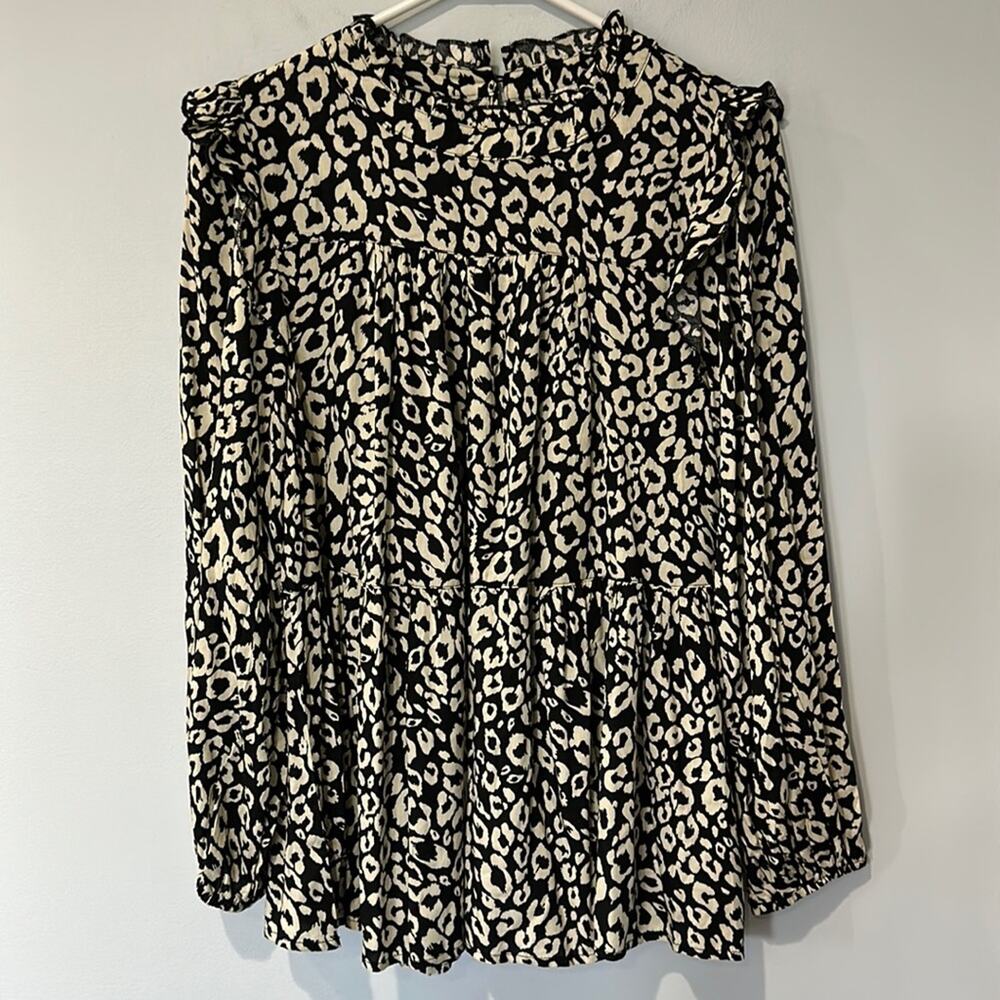 Jodifl Leopard Top Women's Size Small